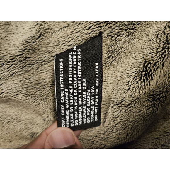 Anne‎ Klein Soft Leather Blazer Jacket Womens Medium Black Quilt Accent Pockets - Picture 7 of 10